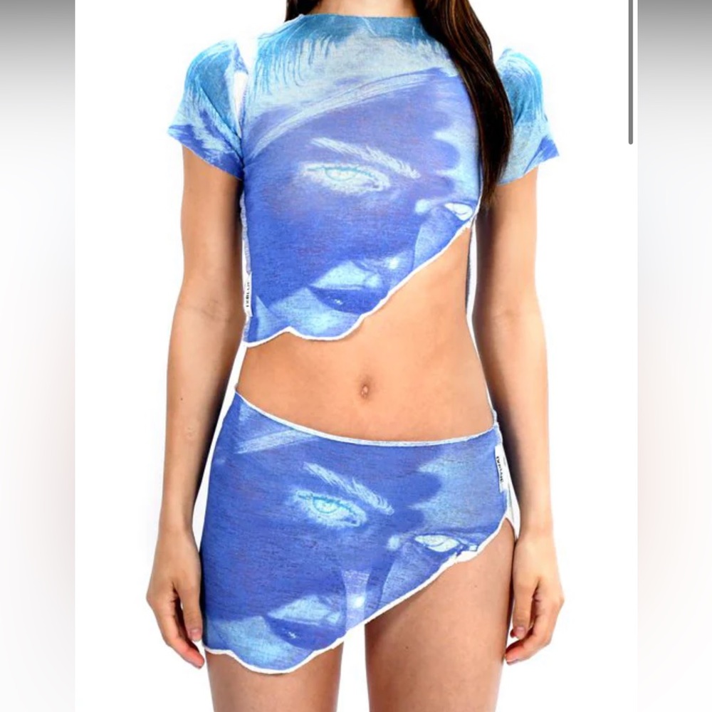 1xblue two piece set